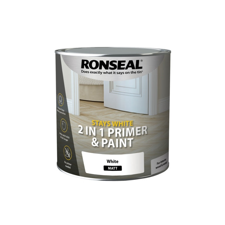 Stays White 2in1 Primer & Paint 2.5L