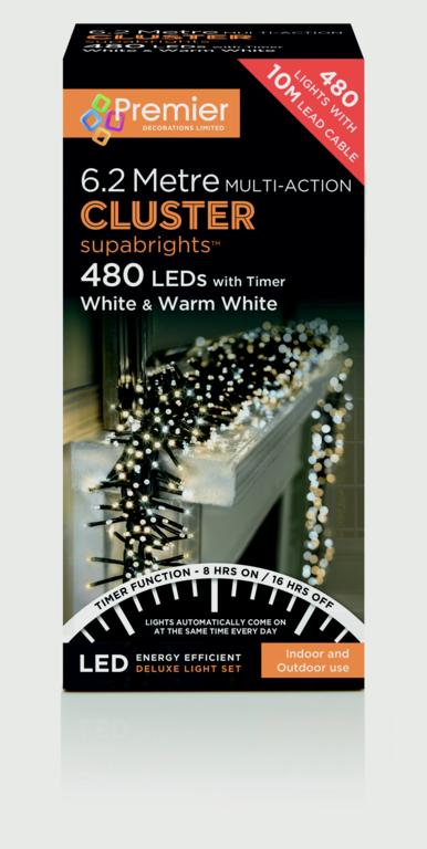 480 LED Multi Action Cluster Brights With Timer