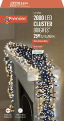 2000 LED Multi Action Cluster Brights With Timer