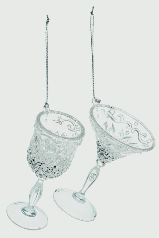 Acrylic Wine Glass Decoration