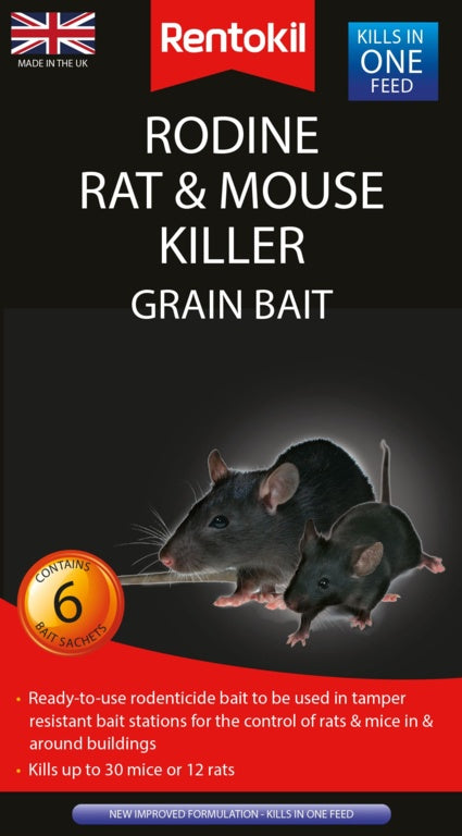 Rodine Rat & Mouse Killer Grain Bait