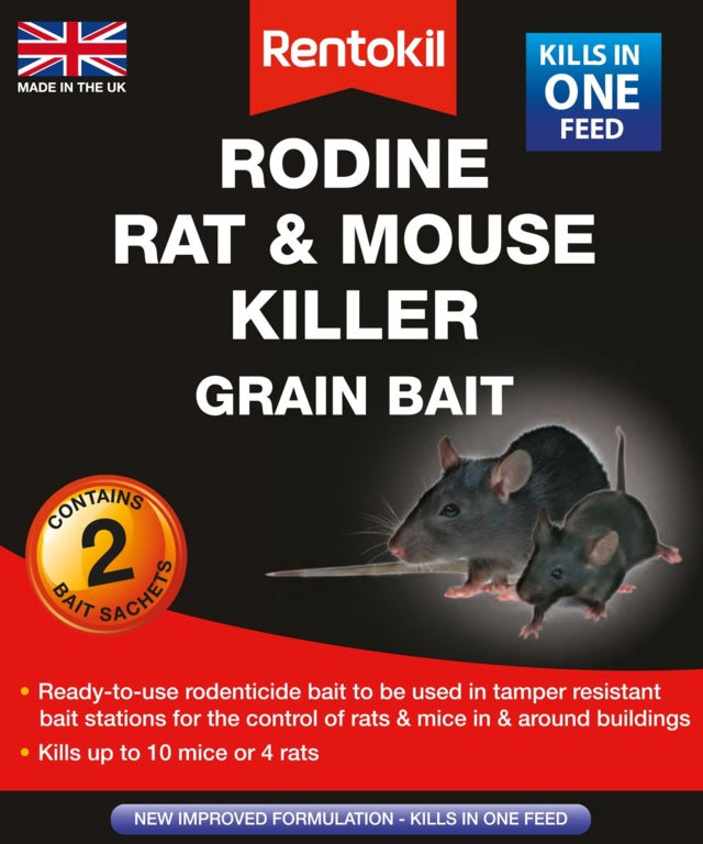 Rodine Rat & Mouse Killer Grain Bait