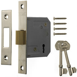 3 Lever Mortice Deadlock 63mm