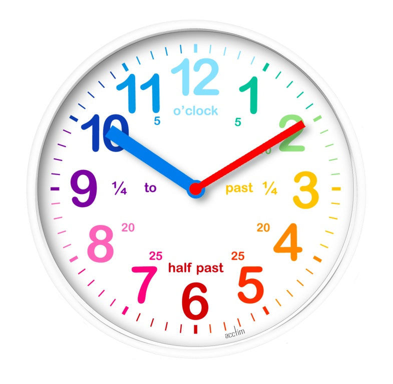 Wickford Kids Time Teach Clock 20cm