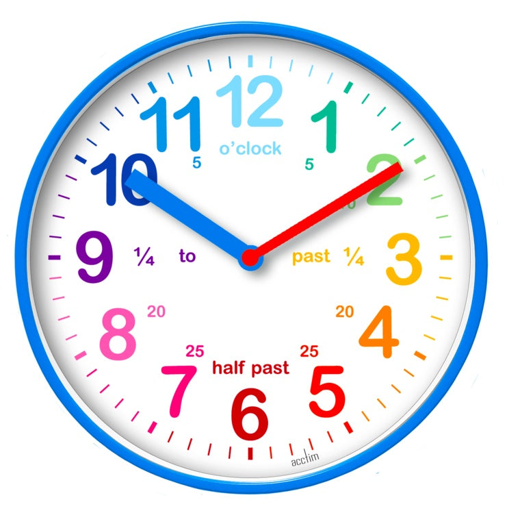 Wickford Kids Time Teach Clock 20cm
