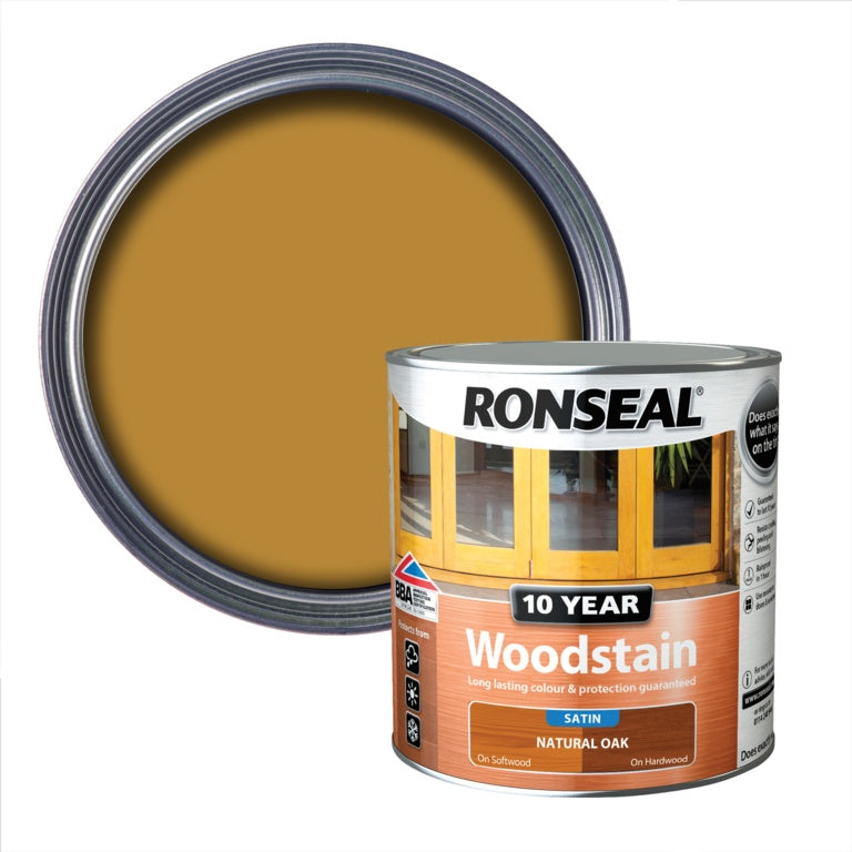 10 Year Woodstain Satin 2.5L