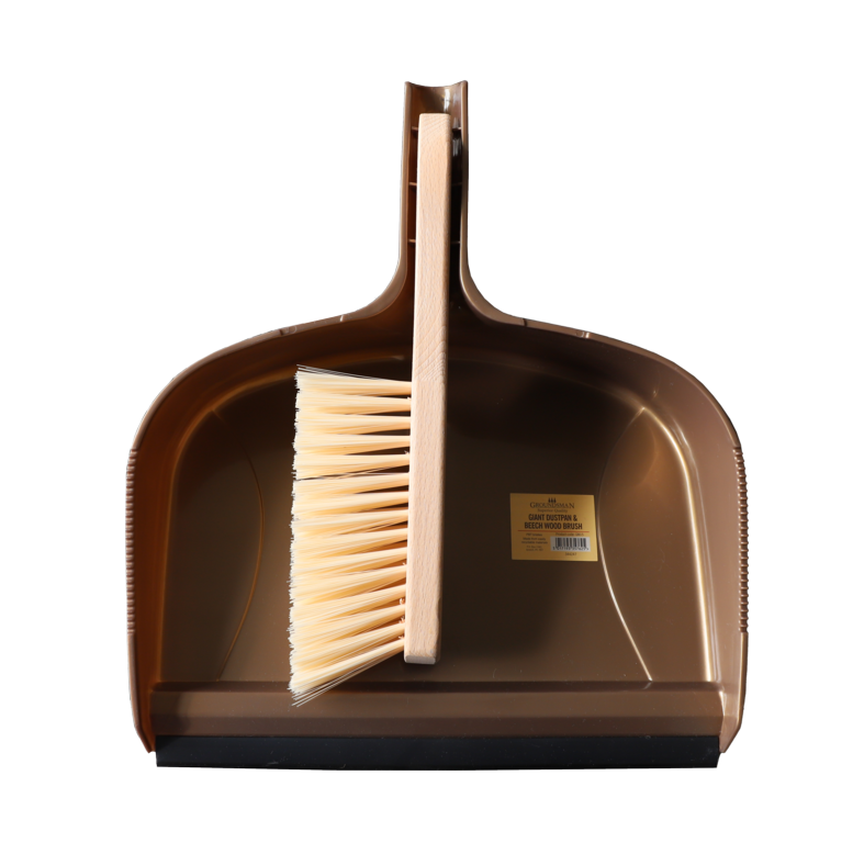 Giant Dustpan & Beech Wood Brush