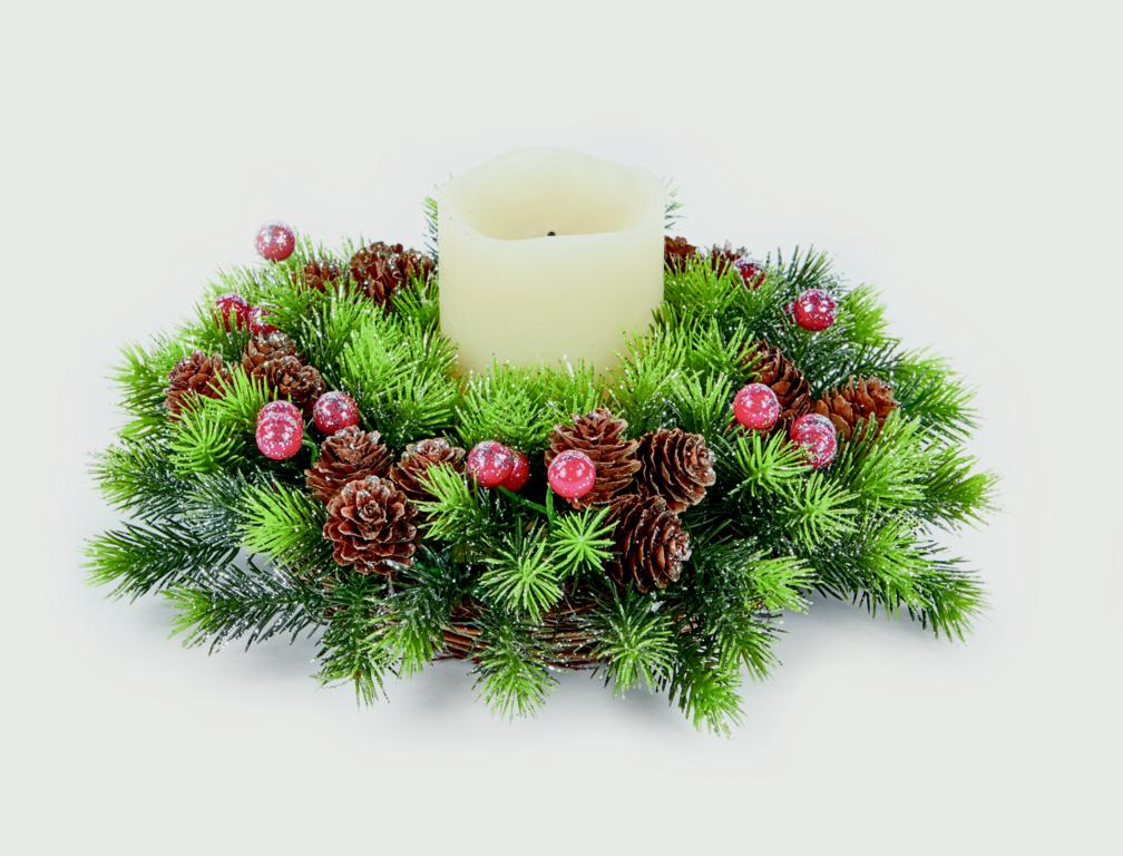 Berries Cones Wreath