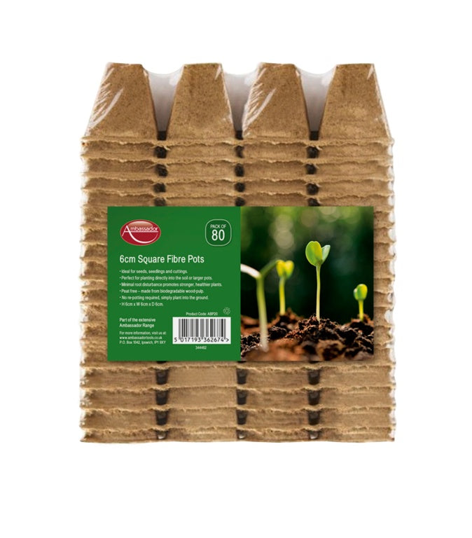 Square Fibre Pots