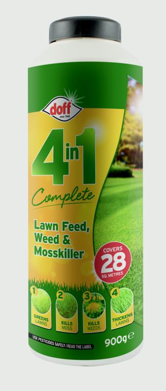 4 In 1 Complete Lawn Feed, Weed & Mosskiller