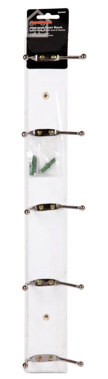 Hat and Coat Rack with 5 Hooks