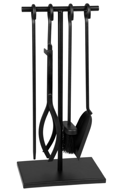 Black Companion Set Rectangular Base 5 Piece