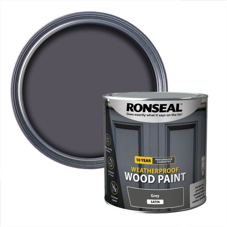 10 Year Weatherproof Satin Wood Paint 2.5L