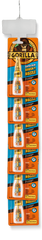 Super Glue Brush & Nozzle 6 Piece Clip Strip