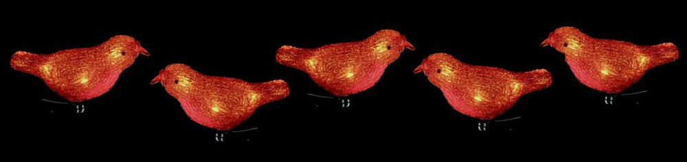 Acrylic Robin With Clip