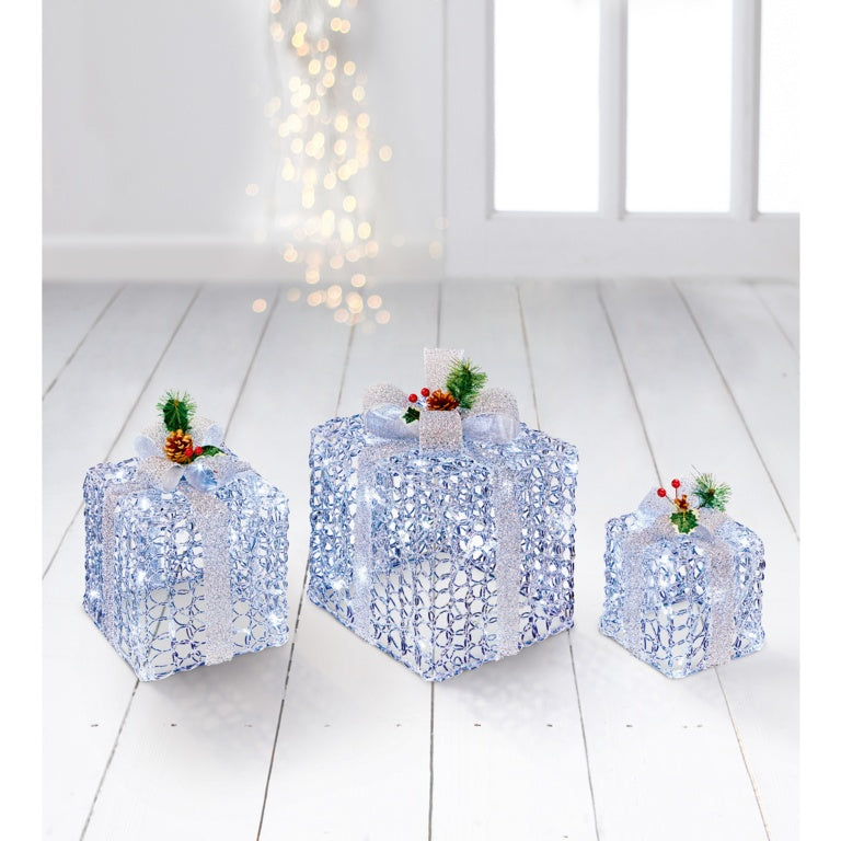 Acrylic Parcels With Detachable Bows