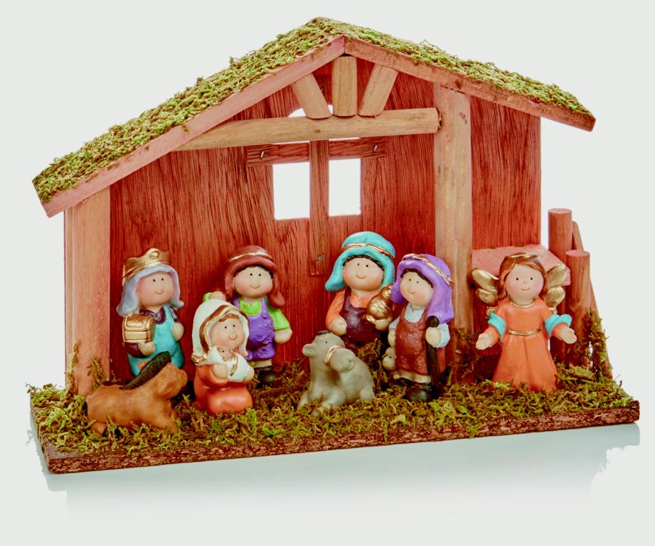 8 Piece Children's Nativity Set