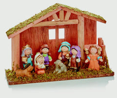 8 Piece Children's Nativity Set