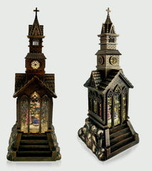 Church Water Spinner With Warm White LEDs