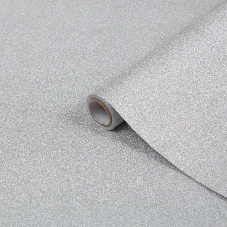 Self Adhesive Film - Glitter Silver