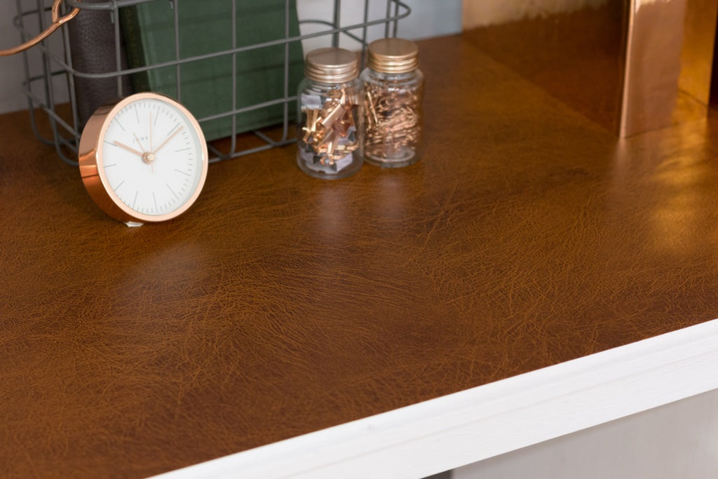 Self Adhesive Film - Leather Gold