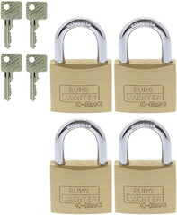 Brass Padlock Keyed Alike