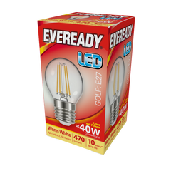 LED Filament Golf 470LM E27 ES