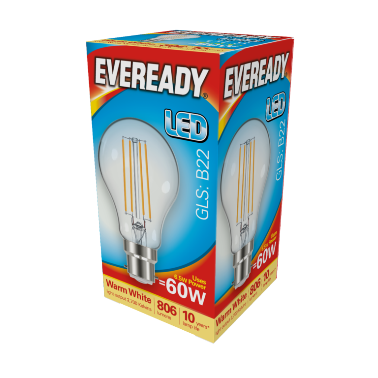 LED Filament GLS B22 806LM BC