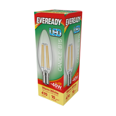 LED Filament Candle 470LM B15 SBC