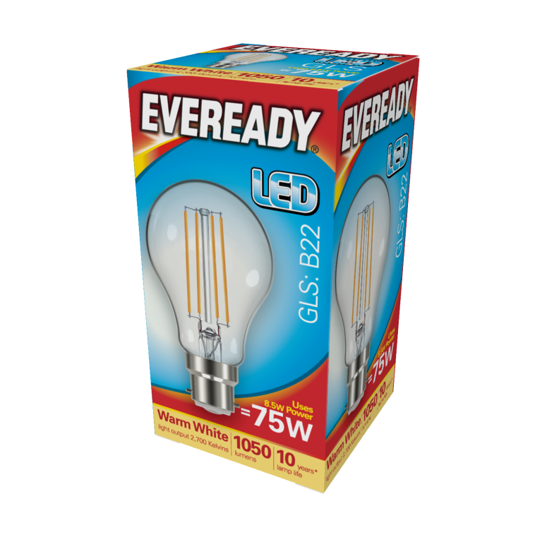 LED Filament GLS B22 1050LM BC