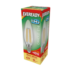 LED Filament Candle 470LM E14 SES