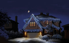 300 LED Multi Action Frosted Cap Icicles
