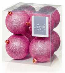 80mm Glitter Ball Pack 8