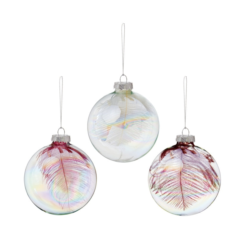 Clear Glass Baubles