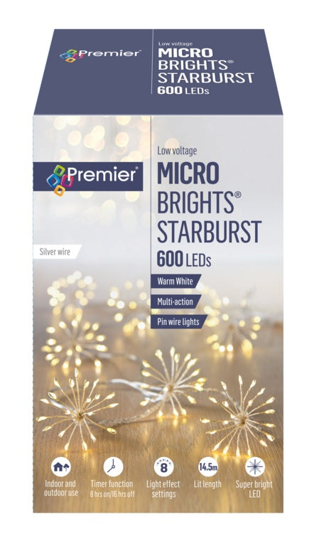 400 LED Multi Action Starburst Stringlights