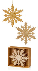 100mm Shatterproof Glitter Baubles Pack 6