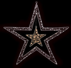 140 LED Double Star