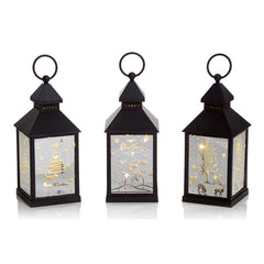 Battery Operated Mirror Finish Lantern