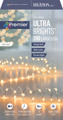 200 LED Multi Action Ultrabrights With Timer