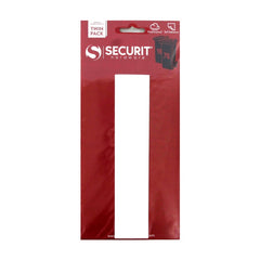 White Self Adhesive Wheelie Bin Numbers Pack 2