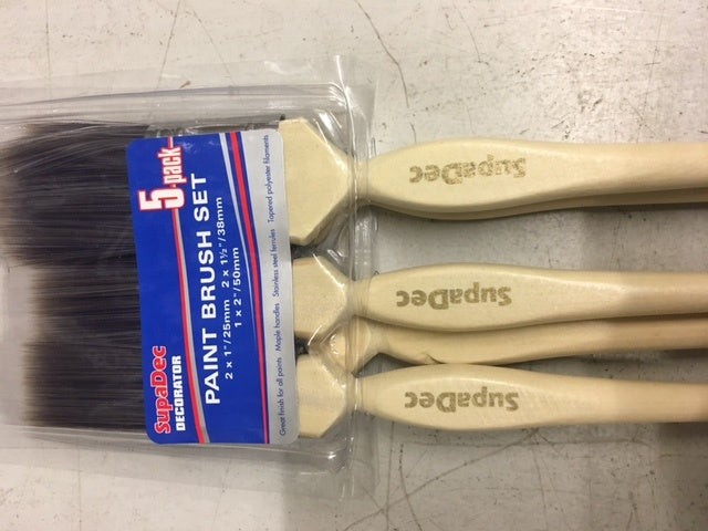 Maple Handle Paint Brush Set