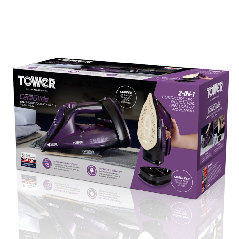 Ceraglide Cord/Cordless Iron
