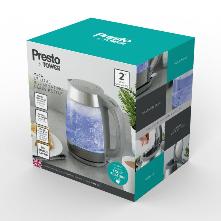 Presto Glass Kettle 1.7L