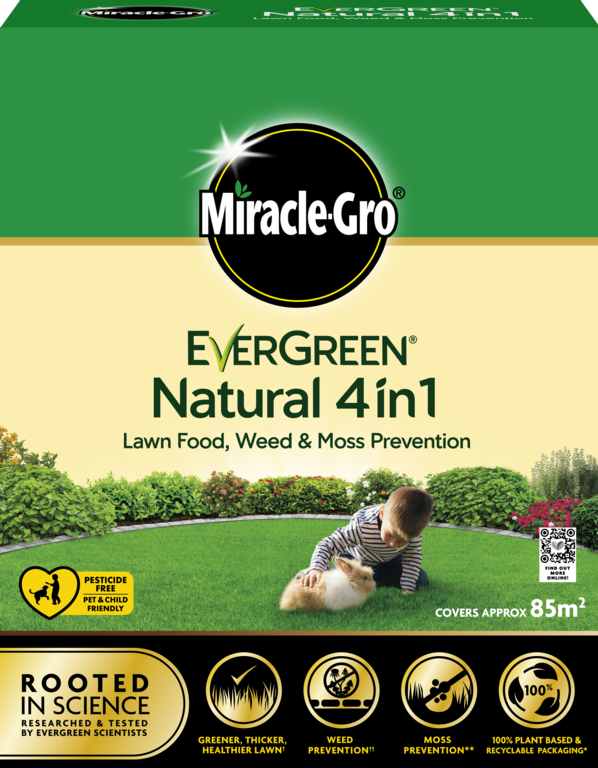 Natural 4 in 1 Feed, Weed & Mosskiller