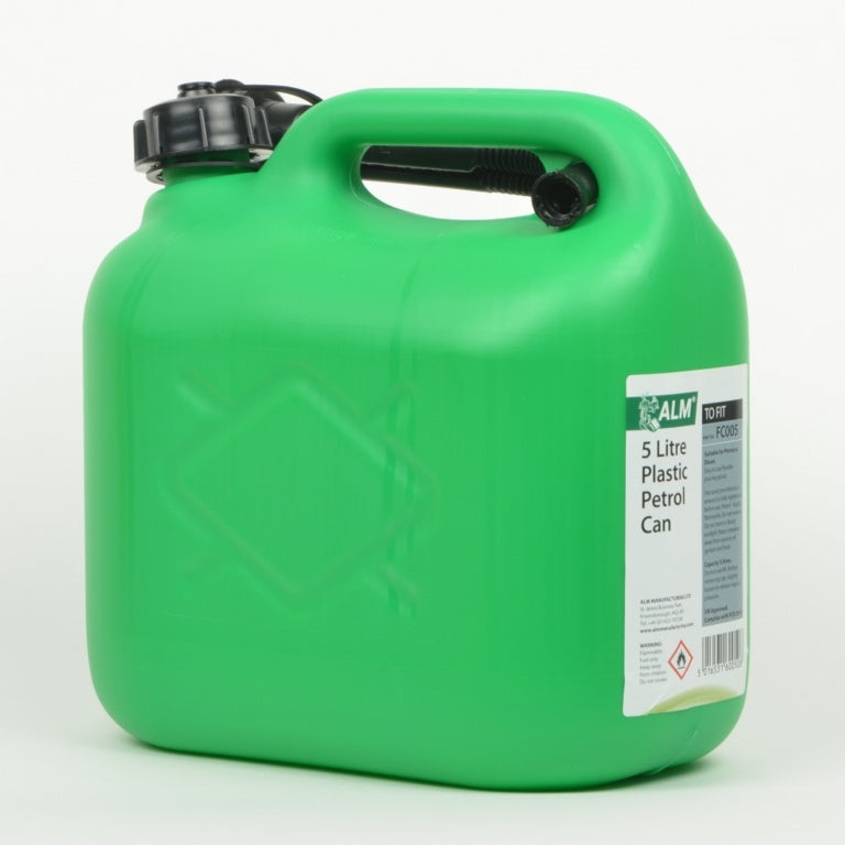 Green Plastic Fuel Can