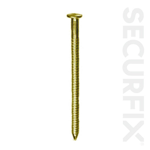Annular Ring Nails Gold 30mm