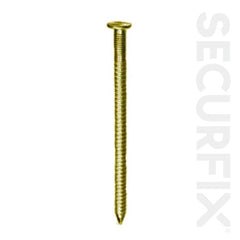 Annular Ring Nails Gold 30mm