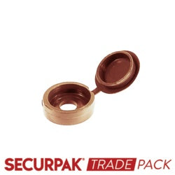 Fold Over Screw Caps Beige