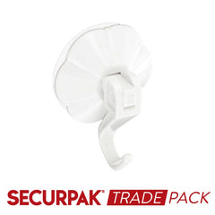 Suction Hook W.Lever White 50mm