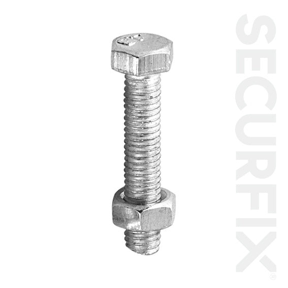 Hex Bolt Zinc Plated M10X100mm
